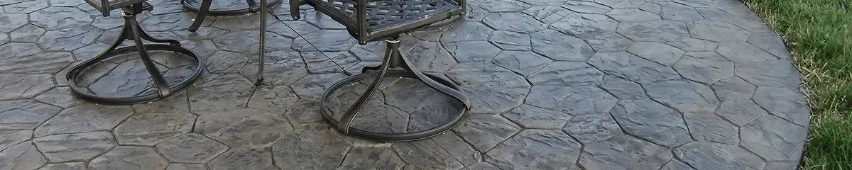 Garden relaxation area with professionally installed stone flooring in Duluth MN